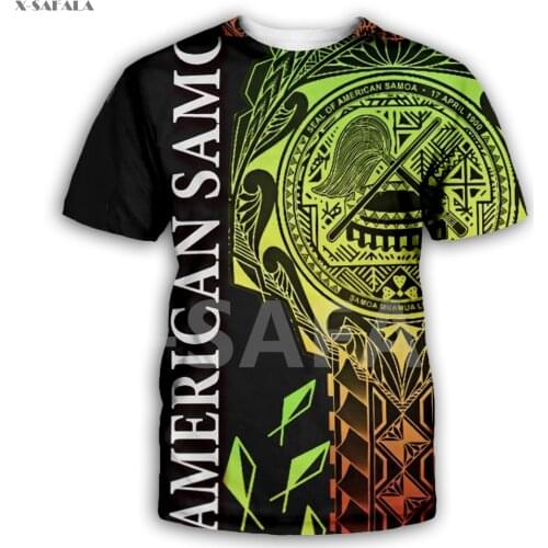 Polynesian Hawaii Tree Flower Tropical Pattern 3D Fashion All Over Printed Round Neck T-Shirt Men Women Harajuku Casual Tee