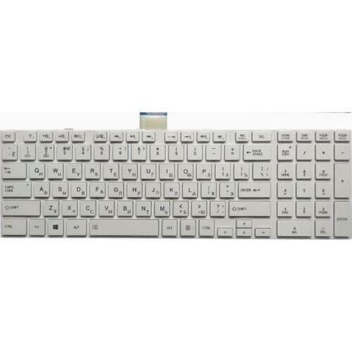 RU FOR TOSHIBA C850 C855 C855D L850 L850D L855 L850 L855 L870 L850-T01R P850 S850 S855D white New Laptop Keyboard Russian