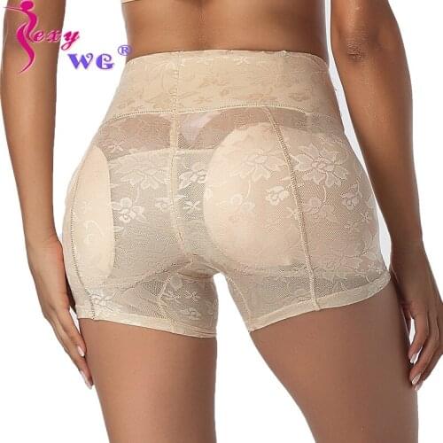 SEXYWG Sexy Push Up Padded Panties Lady Fake Ass Underwear Lace Padded Panties Buttock Shaper Butt Lifter Hip Enhancer Intimates