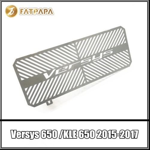 VERSYS KLE 650 Motorcycle Accessories Stainless Steel Radiator Protection FOR KAWASAKI VERSYS650 KLE650 2015 2016 2017