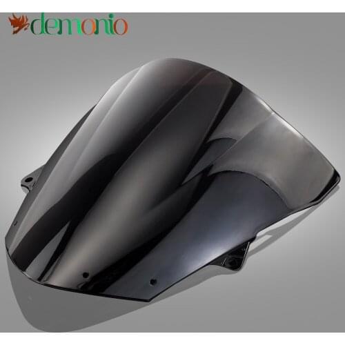 Fit For KAWASAKI ZX6R ZX636 6R 636 2009-2016 Black Windscreen Wind Deflector Windproof Windshield for kawasaki ZX 10R 2008-2010