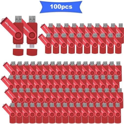 100pcs/lot Type-C 2.0 Hot Sale USB Stick Type Pen Drive 128GB 64GB 32GB 16GB 8GB 4GB Flash High Speed Usb Flash Drive for Device