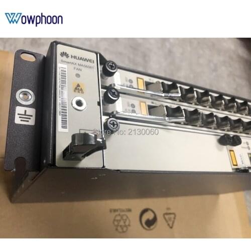 1G, DC, Huawei MA5608T GPON OLT with 1*MCUD + 1*MPWC + 2*GPFD 16 Port B+ C+ C++ servvice board