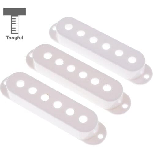 Tooyful 3PCS Guitar Single Coil Pickup Covers for ST SQ Strat Guitar Replacement