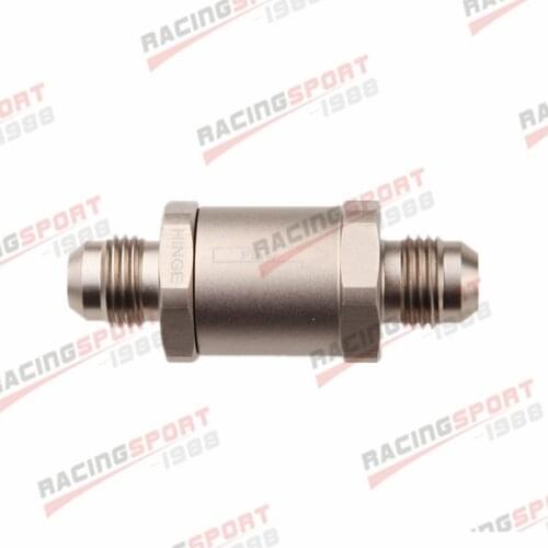 6AN AN-6 Aluminum High Pressure Non Return One Way Check Valve Petrol Diesel