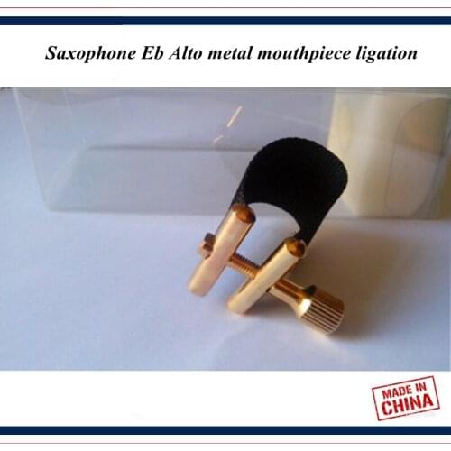 Saxophone accessories - Saxophone ligature - Saxophone Eb Alto metal mouthpiece ligation - Saxophone parts