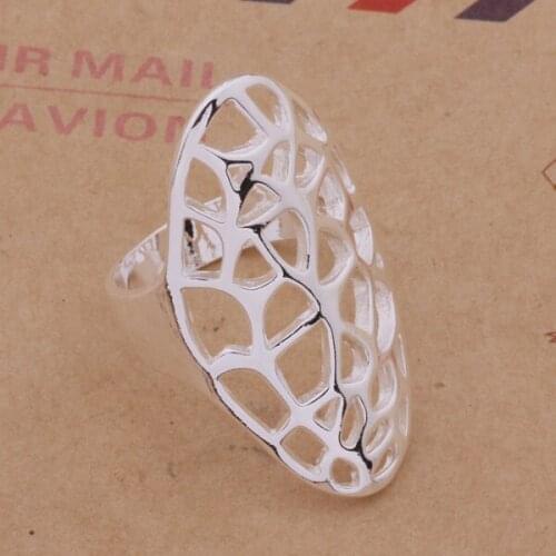 AR196 Fashion Jewelry Silver Color Gifts Popular Rings For Women Delicate/arabesquitic /ajgajana Azyajrfa