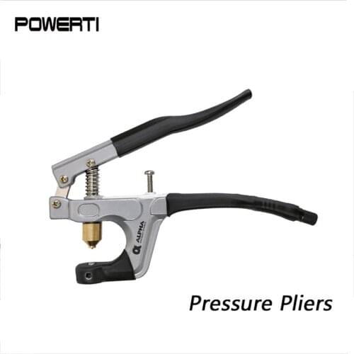 Free Shipping- POWERTI Badminton Grommets Tools Hot Pressure Pliers Pure Copper Head Bell Mouth Tools for Badminton Racket