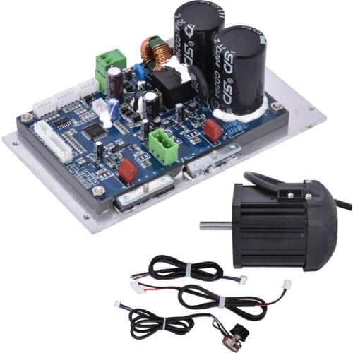 WM210V Low Noise Stepless Speed Regulation Motor DIY Lathe Brushless Motor With Governor Plate Speed Controller 110V/220V