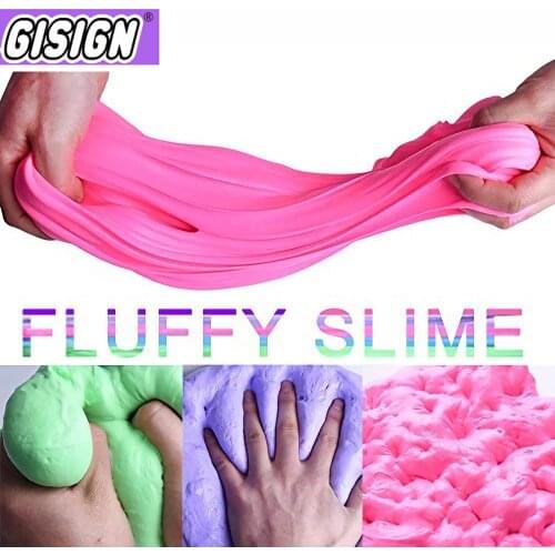 Kids Toys Slime Fluffy Foam Clay 15 Colors Charms Slime Ball Kit Soft Polymer Clay DIY Antistress Toys for Children
