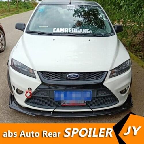 For Ford Focus Front shovel Body kit spoiler 2006-2020 Ford Focus ABS Rear lip rear spoiler front Bumper Diffuser Protector