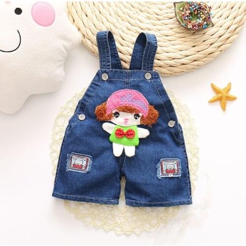 Cotton Toddler Bib Overalls Cartoon Animal Cat Baby Boy Girl Bib Pants Spring Autumn Casual Loose Infant Trousers