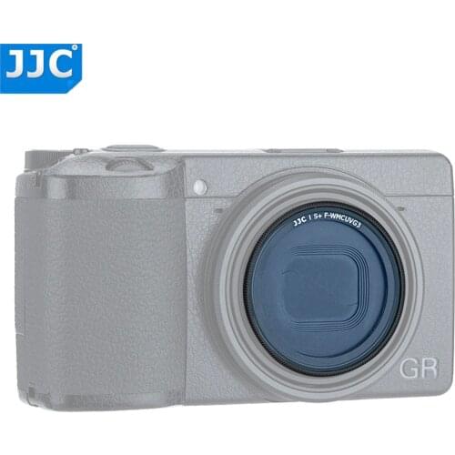 JJC F-WMCUVG3 L39 Ultra Slim Multi-Coated Optical Glass UV Filter With 3M Adhesive For Ricoh GR III/GR II Cameras