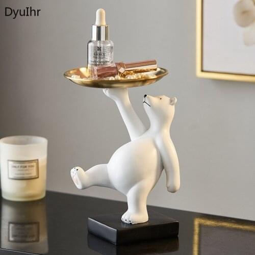 Nordic style cosmetic key storage box home decor tray living room decoration desktop storage Snack fruit tray Gift DyuIhr