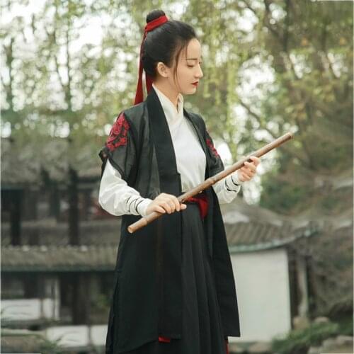 Chinese Traditional Dance Costume Women Adult Oriental Hanfu Clothing Lady Tang Dynasty Stage Cosply Outfit Ancient Swordsman 90