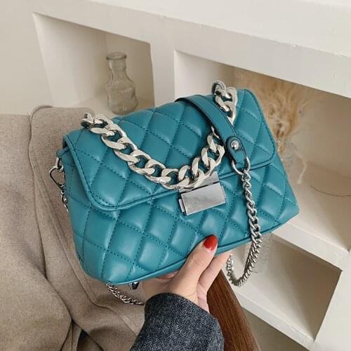 Fashion Soft Leather Chain Female Purses Handbags Women Shoulder Crossbody Bags 2021 New Ladies Messenger Bags High Quality