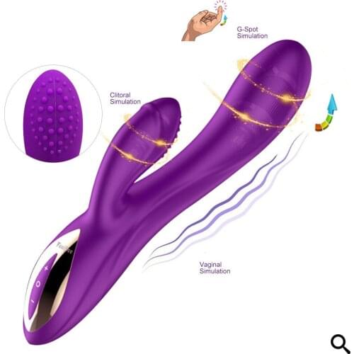 Heating Vibrator G Spot Dildo AV Wand Massager Waterproof Soft Clitoris Stimulator Female Masturbation Adult Sex Toys for Woman