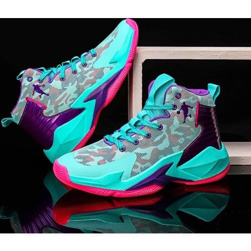 2021 New Mens Basketball Shoes Non-slip Cushioning Breathable Sport Shoes Gym Training Large Size Teenagers Zapatillas Hombre