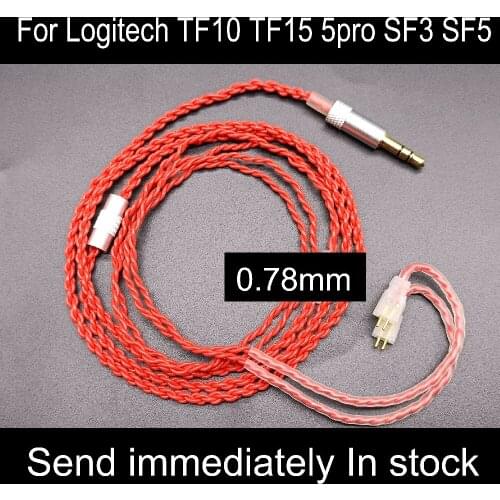 Upgrade Replacement for Logitech UE tf10 tf15 5pro sf3 sf5 Earphones Headset HIFI Adapter Headset Andio Cables for Android IOS