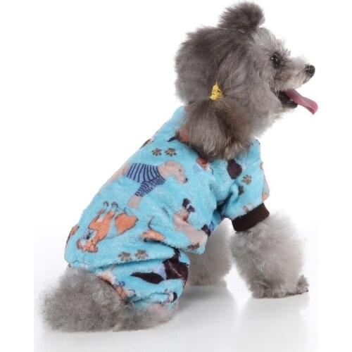 Yorkie Clothes Winter Overalls For Dogs Jumpsuit Fleece Warm Chihuahua Soft Fleece Hoodie Winter Costume Pet Accessories Tool