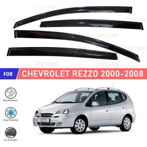 Window deflectors for Chevrolet Rezzo 2000~2008 car window deflector wind guard vent sun rain visor cover car styling decor