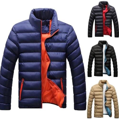 Autumn Winter Parkas Men Coat Thick Warm Stand Collar Jacket Men Plus Size 6XL Down Jacket Overcoat men Outerwear veste homme