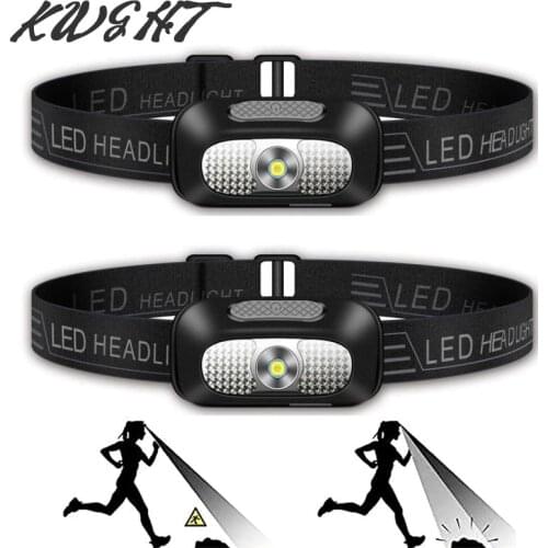 Portable Fishing Headlamp Mini Headlamp USB Rechargeable Headlamp Headlamp Torch Camping Lamp USB Line Head Light Working Light