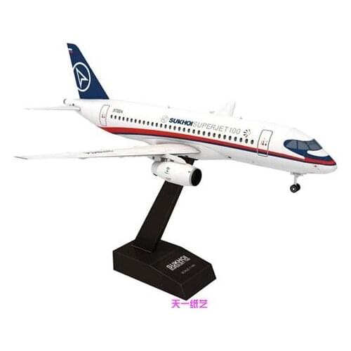 Sukhoi Super Jet 3D Paper Model DIY Puzzle Parent-child Manual Class Origami Toy
