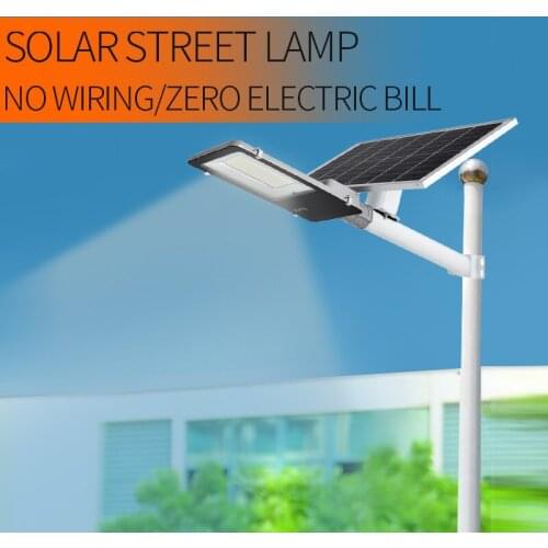 Solar Street Light LED Waterproof Lightning Protection Landscape Light Outdoor Lighting No Wiring 0 Electricity Charges High Bri