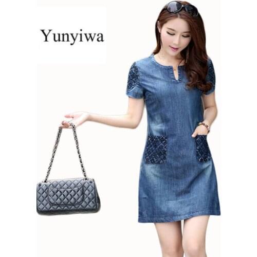 Модные джинсовые платья Yunyiwa China At AliExpress