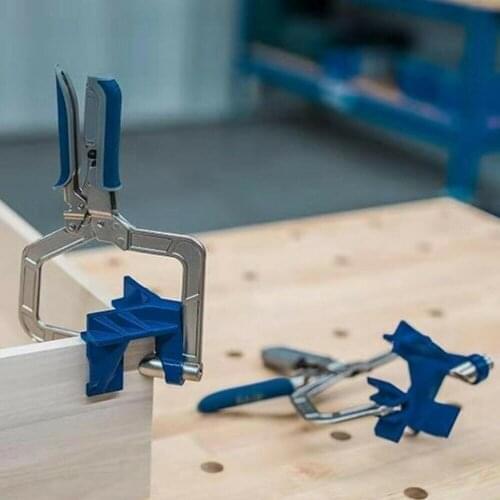 90 Degree Right Angle Clip Clamp Woodworking Clamp Quick Clamp Pliers Picture Frame Corner Clip Hand Tool T-Clamp