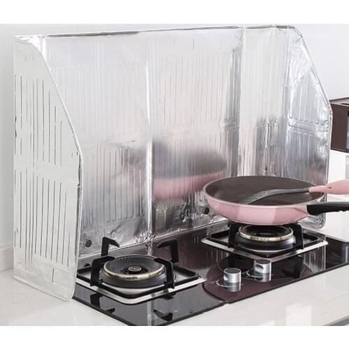 Baffle Kichen Accessories Oil Provide Oil-Proof Kitchenware Aluminum Foil Oil-Proof Kitchen Double Heat-Proof Oil-Proof Baffle