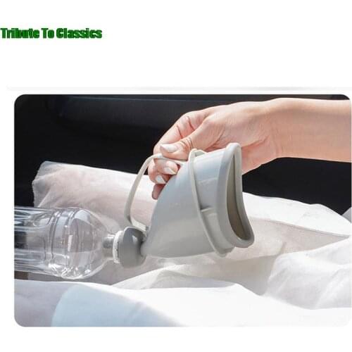 New 1pc Portable Travel Urinal Car Handle Urine Bottle Urinal Funnel Tube Outdoor Camp Urination Device
