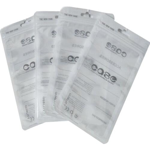 4 Sizes Neutral Cell Phone Case Ziplock Bags PP Plastic Pouch Bags Accesorries Packaging Sealing Pouch for iPhone Samsung