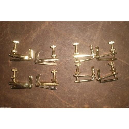 8 PCs Quality Violin Fine tuner 3/4-4/4, two kinds GOLD color fine tuners