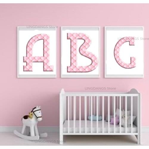 5d Diy Diamond Painting Personalized Custom Name Child Girl Alphabet Diamond Mosaic Embroidery Cross Stitch Kits Home Decor Gift
