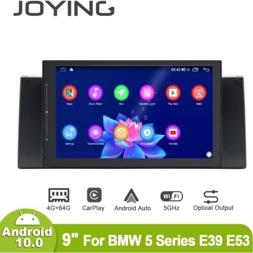 Android 10.1 head unit 2 din car radio player 4GB RAM&64GB ROM GPS Navigation for BMW 5 Series E39 E53 9 inch stereo autoradio