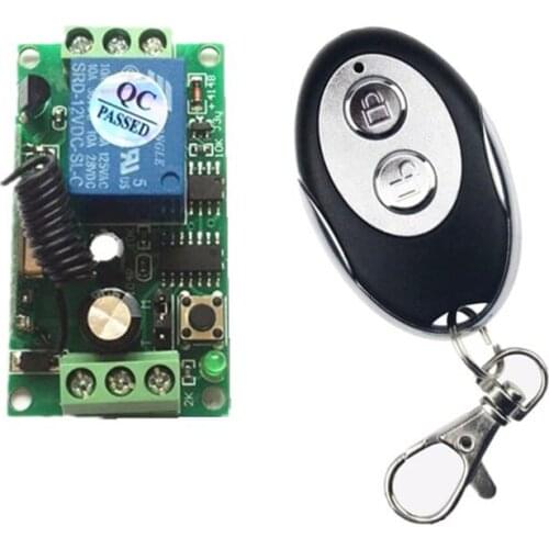 DC12V 1CH Wireless Remote Control Switch System Transmitters for Appliances Gate Garage Door