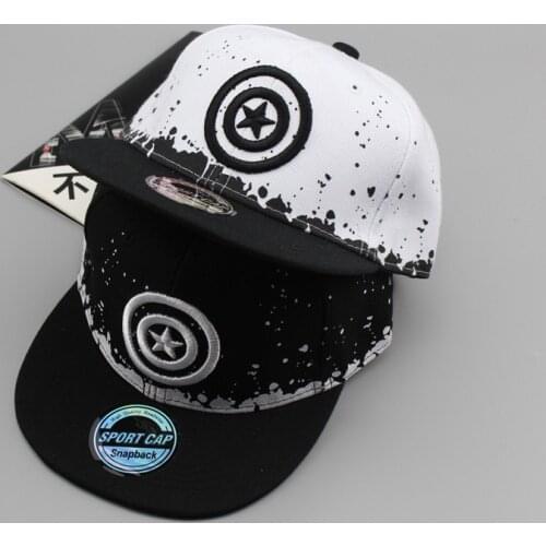 Cool Marvel Captain American Kids Baseball Cap Avengers 2021 Spiderman Flat brim Hat Boys Girls Baby Children Caps Adjustable