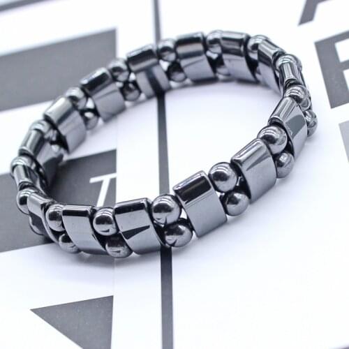 Bracelet jewelry Magnetic black gallstone bracelet jewelry magnet magnet magnetic magnetic therapy unisex bracelet