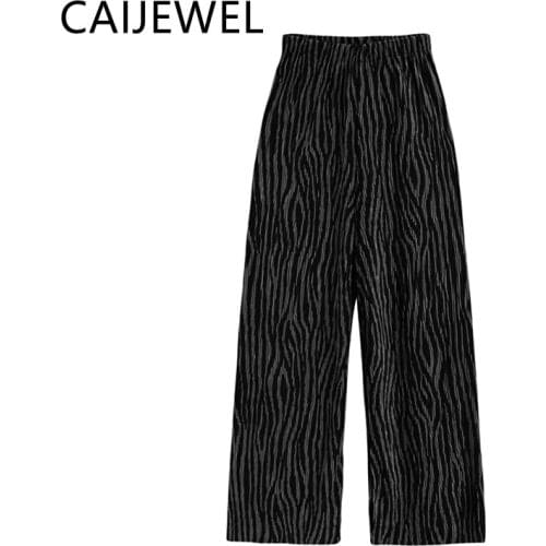 CAIJEWEL Women's Velvet Trousers