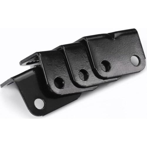 20pcs Black Corner Small Angle Piece Right Angle Bracket 90 Degree Code Angle Reinforcement Corner Code Iron Code Horse