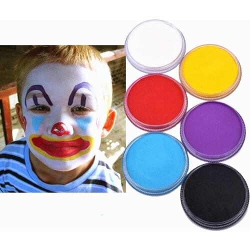 Face Body Paint Non Toxic Safe Oil Tattoo Cosmetic Christmas Halloween Makeup Oil Paint Palette Water Soluble Fancy Dress Paste