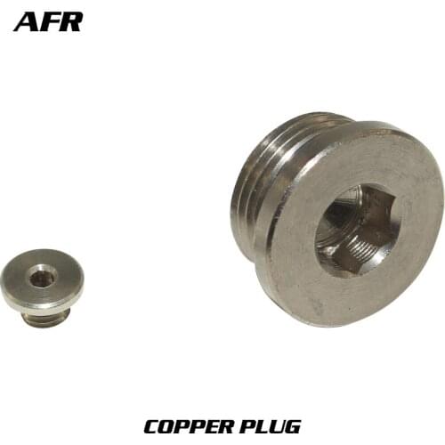1/4'' Copper plug with sealing ring pneumatic plug air valve end cap flow plate bottom sub solenoid valve 1/4 inch stopper