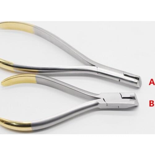 2Type Dental Clinic Plier Distal End Cutter Dentistry Orthodontic Pliers For Dentist Lab Supplies