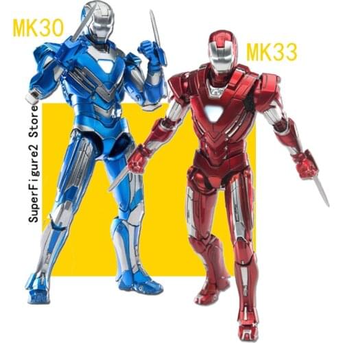 Comicave 1:12 Superalloy Mk30 Mk33 Movable and Luminous Figure Doll Collection Hobby