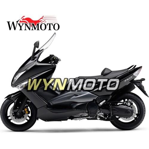 Full ABS Plastic Injection Motorcycle Fairings For Yamaha T-MAX 500 2008 - 2011 2008 2009 2010 2011 Flat Black New Body Frames