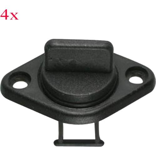 4 Pieces Oval Garboard Drain Plug Boat Sailing 1'' Hole Thread for 3/4