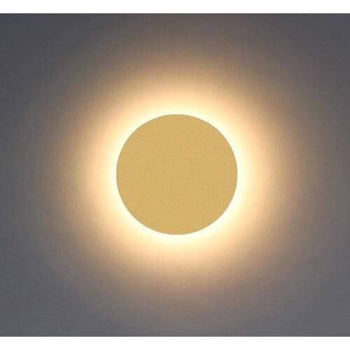 Simple Modern LED Wall Lamp Acrylic Indoor Round Wall Lights Minimalist 6.5W Small Bedside Lamps Living Room Corridor Decorative