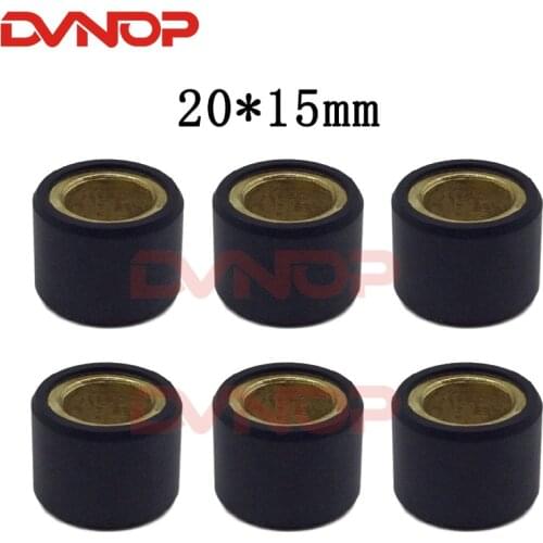 6PCS Clutch Variator Roller weight set 20x15mm 14g for CH125 CH150 CF150 SH125 SH150 PCX 150 B&W DINK KEEWAY OUTLOOK